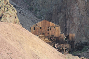 Commodore Mine along the Bachelor Loop Road (photo by Bob Seago)