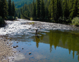 Fishing on the Rio Grande River at River Hill (photo by Kathy Killip)